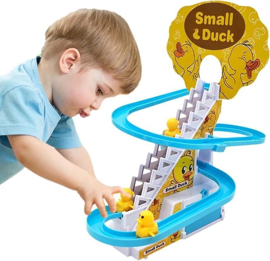 Electric Duck Climbing Track Toy